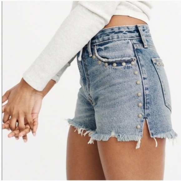 Abercrombie & Fitch Pants - Abercrombie & Fitch Distressed Studded Annie